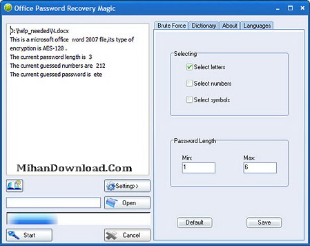 پیدا کردن پسورد فایل های Office با نرم افزار Office Password Recovery Magic 6.1.1.65
